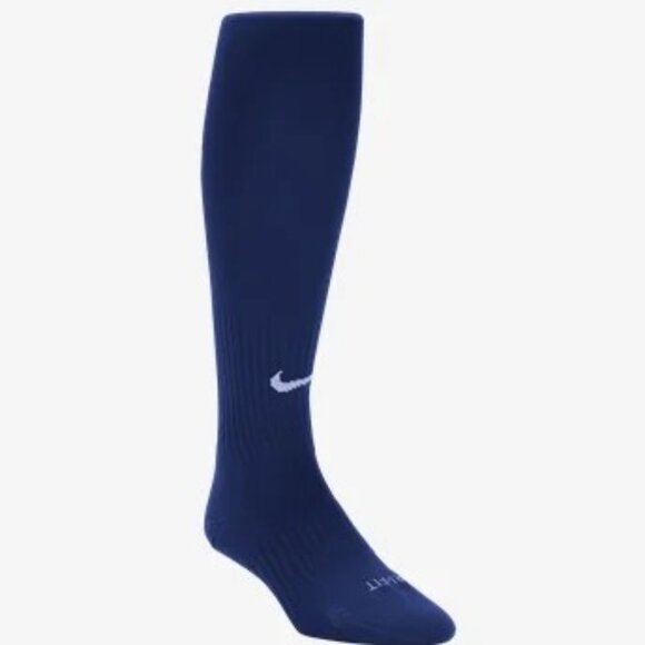 Medium Nike Dri-Fit Navy Blue Academy OTC Soccer Socks - Picture 1 of 3